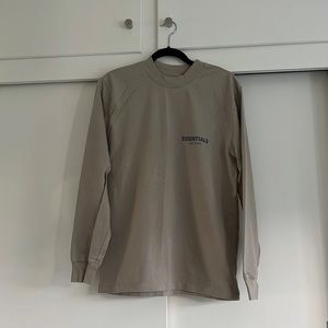 Essentials Fear of God tan long sleeve